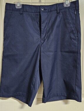 NWOT Lands' End Men's Navy Flat-Front Performance Shorts